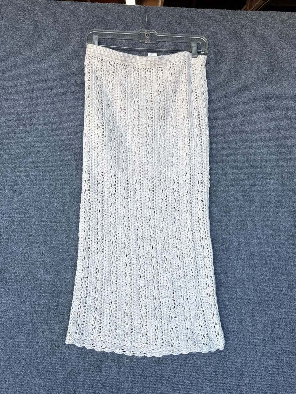 Roxy Sea Swirl Crochet Midi Skirt